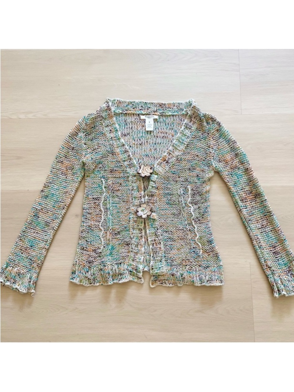 Vertigo Paris Multicolor Knit Cardigan sweater S